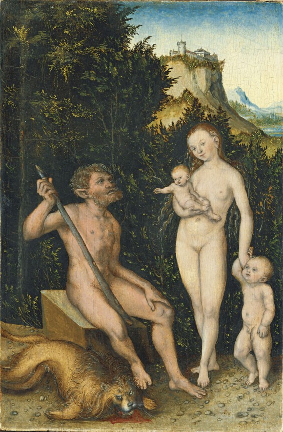 Lucas Cranach d. Ä,. Familie der Naturmenschen